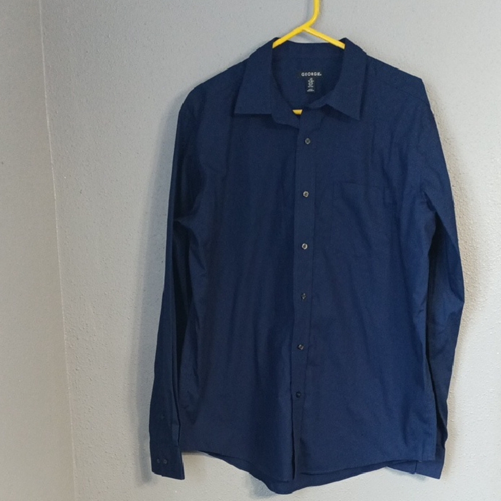 George Dress Shirt Large 16-16.5